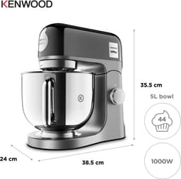 Kenwood kMix KMX760BC - Keukenmachine - Zwart/Zilver — thumbnail 5