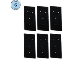 Bramokava 6x Filter geschikt voor Droger Whirlpool Bauknecht Ignis ( met 4 gaatjes) - 481010345281 - 8015250474909 - 481010716911 - Spons Foam Schuim — afbeelding 1