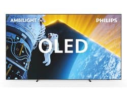 Philips 77OLED849/12 tv 195,6 cm (77") 4K Ultra HD Smart TV Wifi Zwart, Chroom