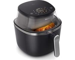 Philips 3000 Series Airfryer - NA321/00 - Kijkvenster - RapidAir Plus - 4.2L - Tot 4 Personen - Zwart