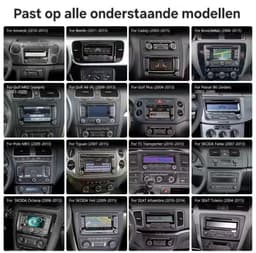 Autoradio 2/32GB met Carplay en Android Auto | Geschikt voor Vw volkswagen Golf 5 & 6 Polo Caddy Bora Jetta Transporter T5 Touran Passat scirocco 2003-2017 | radio met navigatie | 2006 2007 2008 2009 2010 2011 2012 2013 2014 2015 | Rns mk5 A6 R b6 — thumbnail 3