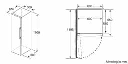 Bosch KSV36CIDP- Serie 4 - Vrijstaande koelkast - 186 x 60 cm - Zilver - Anti-fingerprint -Groente en fruit blijft langer vers met de VitaFresh lade - — thumbnail 4