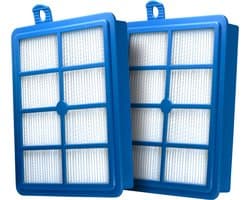 2x Dparts HEPA filter geschikt voor Philips AEG Electrolux - H12 stofzuiger hepafilter voor Performer - PowerPro - Jetmaxx series - stofzuigerfilter allergiefilter - nr. FC8031 - FC8031/01 - AFS1W - EFH12W