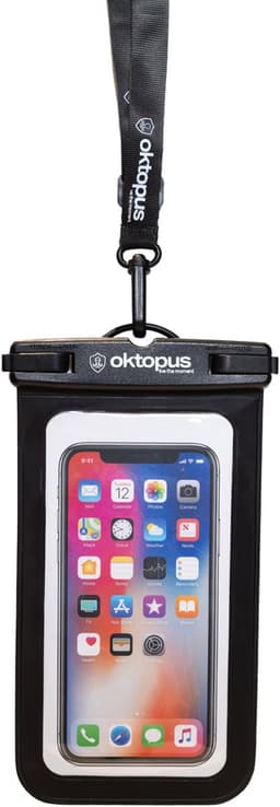 Oktopus Waterdichte Telefoonhoes – Tot 25m Diepte – Touchscreen Compatibel – Foto’s Maken Onderwater - Zwart - Regular - Inclusief Draagkoord — thumbnail 1