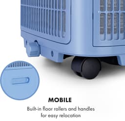 Klarstein mobiele airconditioner met luchtafvoerslang, 5-in-1 airconditioner, ventilator, luchtontvochtiger, luchtreiniger & nachtmodus, app-bediening, kleine & draagbare airconditioner voor thuis & op kantoor, 12000 BTU,4 kW voor 56 m² 50 dB — thumbnail 23