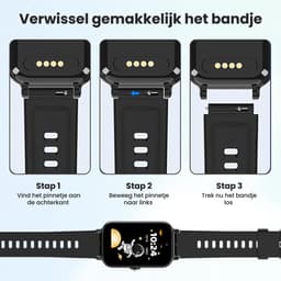 VUBIO A1 GPS Horloge voor Kinderen Met 3 Bandjes - Inclusief Simkaart - Bekijk De Locatie Van Uw Kind - Videobellen - De Leukste Kinder Smartwatch Voor Maximale Veiligheid & Plezier — thumbnail 3