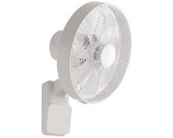 CasaFan AIROS ECO DESIGN WALL WE Wandventilator Wit Met afstandsbediening, Timer — afbeelding 1