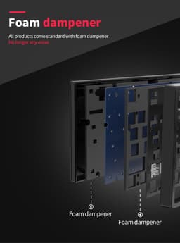 Royal Kludge RK61 - Mechanisch Gaming Toetsenbord - Draadloos - Ergonomisch - RGB - Red Switch — thumbnail 6