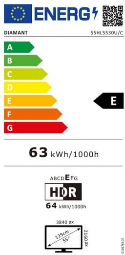 Horizon Smart TV 55 inch - 4K LED Televisie - Diamant Serie ULTRA HD - WiFi - Netflix - Frameless Slim Design — thumbnail 2