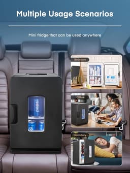 Minibar - Mini Koelkast - Skincare Fridge - Zwart — thumbnail 3