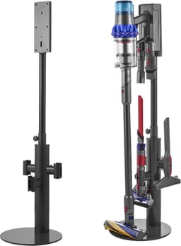 Stofzuigerstandaard 130 Cm, Compatibel met Dyson V7 V8 V10 V11 V12 V15 Sv10 Sv12 Sv14 Sv18 Sv21 Staande Stofzuigers & Accessoires, In Hoogte Verstelbare Houder met 3 Clips — thumbnail 4