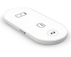 Blynk 3-in-1 Draadloze Oplader - Snellader (15W) - Oplaadstation - Geschikt voor Apple/Iphone, Apple Watch en AirPods - Wit