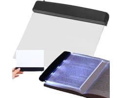 Draadloos Leeslampje voor Boeken | LED Boekenlegger | Compact Boekleeslampje | Zacht Licht voor Nachtlezen – 2-in-1 Leeslamp & Boekenlegger