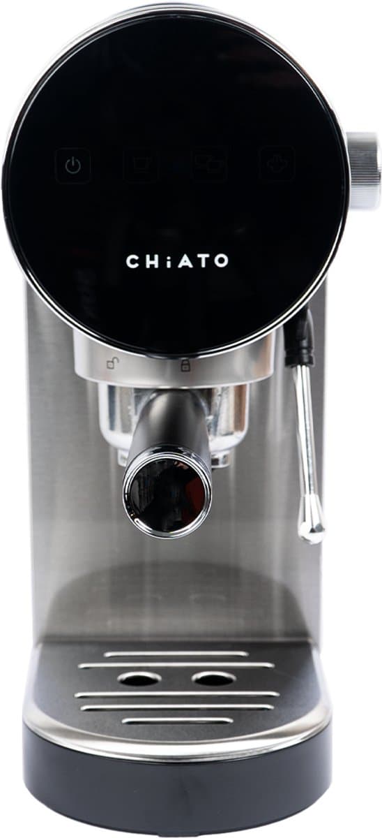 CHiATO Luna Style Espresso machine - Zilver — afbeelding 1