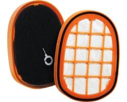 2x Dparts filter geschikt voor Philips - voor steelstofzuiger SpeedPro Max Aqua 7000 en 8000 series - stofzuiger schuimfilter - nr. FC5005/01 - CP0663/01 - CP1100/01