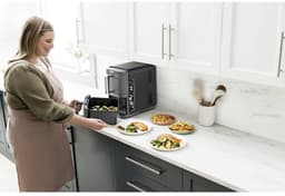 Ninja Double Stack Airfryer XXL - 9.5 Liter - Dubbele Gestapelde Lades - 6 Programma's - Inclusief Kookrekjes - SL400EU — thumbnail 8