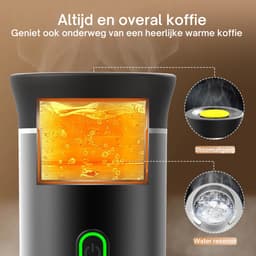 SF Products Draagbare Koffiemachine - Draagbare Espressomachine - Reis En Camping Koffiezetapparaat - 3 in 1 - Optimale tempratuurregulatie — thumbnail 4