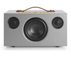 Audio Pro C5 MkII Smart Multiroom Actieve Luidspreker – 50W Vermogen – 4” Woofer & Textieldome Tweeters – Bluetooth, AirPlay 2 & Google Cast – Grijs