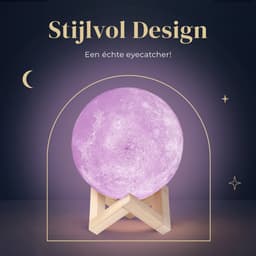 Denver Maanlamp 3D - Bluetooth Speaker Draadloos - Tafellamp Slaapkamer - Muzieksyncronisatie - Incl. Afstandsbediening - Maan lamp - LBS150 — thumbnail 5