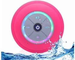 GTB® Douche Radio - Radio - Douche Speaker - Roze - 10cm x 10cm x 6cm