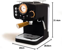 Espressomachine - Koffiezetapparaat - Koffiemachines - Zwart — thumbnail 2