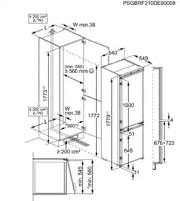 AEG EK6E18S | Inbouw koelvriescombinatie | 178 cm | Nofrost — thumbnail 10