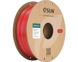 eSun e-PETG+HS Brandweerwagenrood / Fire engine red 1kg - 1.75mm - 3D printer filament