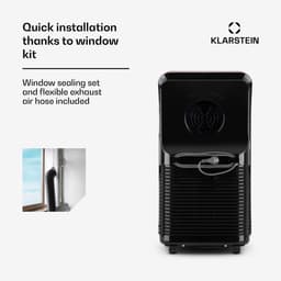 Klarstein Mobiele airconditioner met luchtafvoerslang, 4-in-1 airconditioner met ventilator, luchtontvochtiger & nachtmodus, Kleine & draagbare airconditioner met app-bediening, 12000 BTU Laag verbruik,5 kW voor 59 m² - Afstandsbediening Timer — thumbnail 17