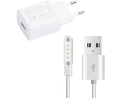 Oplaadkabel Smartwatch Alarm Horloge Ouderen - 4 Pin- Horloges - 85cm- Noodhulpknop - PersonalClick