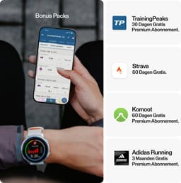 Polar Grit X2 Pro TITAN Premium Outdoor Smartwatch, Brons leder M/L, extra Zwarte Silicone horlogebandje S/L — thumbnail 5