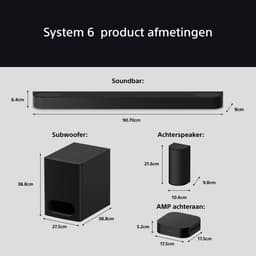 Sony Bravia Theatre System 6 Zwart — thumbnail 3