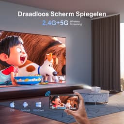 ULTIMEA Beamer 1080P-decoderprojector met Elektrische Focus, 300 ANSI lumen Home Theater Projector — thumbnail 2