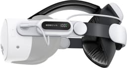 BOBOVR E3 Pro Batterijband voor Meta Quest 3 & 3S | Elite VR Hoofdband met 10.000 mAh Hot-Swap B100 Batterij | Verstelbare Comfortband met 3,5mm Audio Jack — thumbnail 1