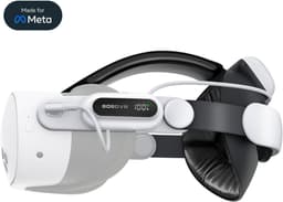 BOBOVR E3 Pro Batterijband voor Meta Quest 3 & 3S | Elite VR Hoofdband met 10.000 mAh Hot-Swap B100 Batterij | Verstelbare Comfortband met 3,5mm Audio Jack — thumbnail 4