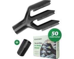 Opzetstuk 50mm - Jaloezieën Reiniger - Lamellen reiniger - Luxaflex Schoonmaken - Stofzuiger Accessoires - Stofvrij - Universeel - Gepatenteerd