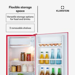 Klarstein Koelkast Beercracker 91 Liter - Drankkoeler Drankenkoelkast - voor Hotelkamer voor Kantoor - LED - Compact Koelkast Vrijstaande Koelkast Kleine Koelkast Fridge - Mini Fridge — thumbnail 4