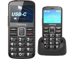 Senioren Mobiele Telefoon 4g - Senioren GSM -Zwart