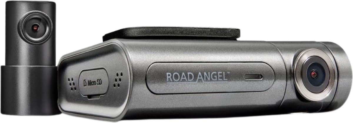 Road Angel Halo Pro64 Dashcam voor Auto - Voor en Achtercamera - Wifi – 1520p Full HD Autocamera Voor - 1080p Camera Achter - Inclusief 64GB SD kaart - Looprecording - Nachtzicht - beeldstabilisatie — afbeelding 1