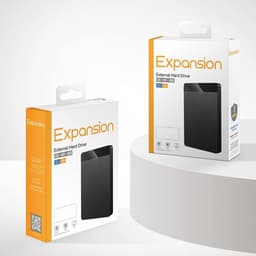 Harde Schijf Extern - Draagbare - 1TB Opslag - Zwart — thumbnail 3