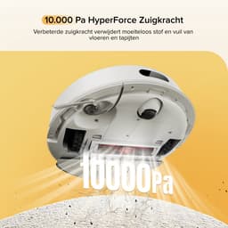 Roborock Q7 M5–Robotstofzuiger met dweilfunctie–10000 Pa sterke zuigkracht–Dubbel antiklitsysteem– 150 min gebruiksduur– LiDAR-navigatie–Stofzuigerrobot voor tapijt– Dierenharen–Wit–Q5 PRO Upgrade — thumbnail 5