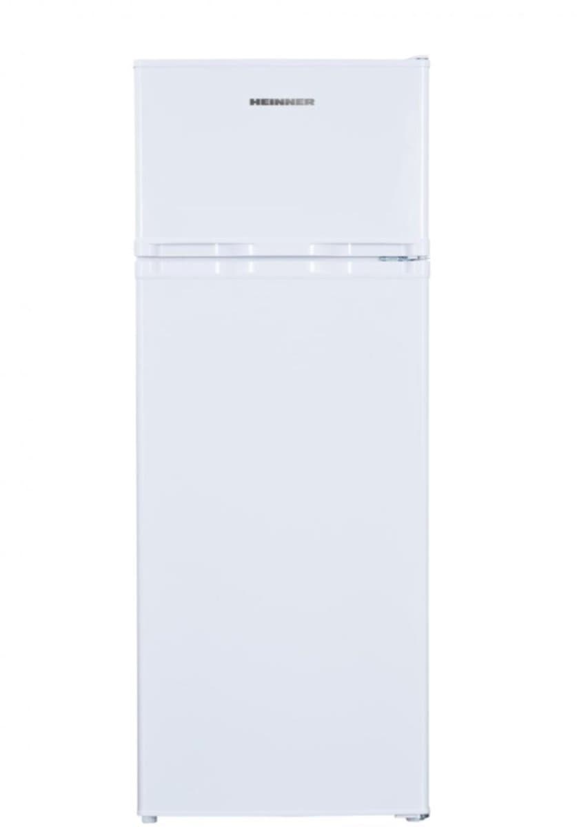 Heinner HF-H2206E++ Koel-vriescombinatie 206 L – LED-verlichting – Omkeerbare Deur – Instelbare Thermostaat – Wit – 5 Jaar Garantie — afbeelding 1