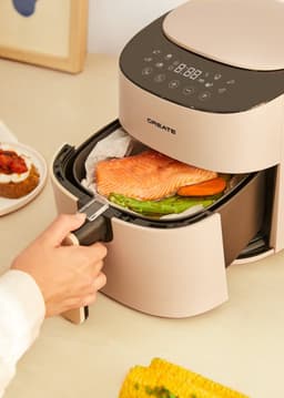 CREATE - Airfryer 3,5 L Vrijstaand 1300 W Zand - AIR FRYER PRO COMPACT — thumbnail 5