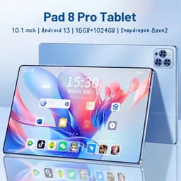Mookes Pad 8 Pro Tablet 10.1 inch Android Global Snapdragon 8gen2 12GB 512GB10000 mah 5G Dual SIM WIFI HD Volledig Scherm - Blue — thumbnail 1