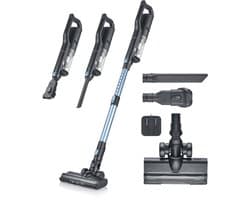 HV 7151 S'Power Slim snoerloze stofzuiger - Lichtgewicht met 1.5 kg - Krachtige accu tot 45 minuten in Eco-modus - In hoogte verstelbaar - met HEPA-filter en div. accesoires