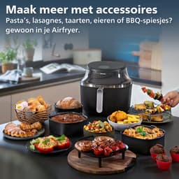 Philips 3000 Series Airfryer - NA321/00 - Kijkvenster - RapidAir Plus - 4.2L - Tot 4 Personen - Zwart — thumbnail 14