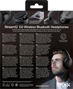 MIXX StreamQ D2 - Draadloze Over Ear Koptelefoon - Snel Opladen — thumbnail 10
