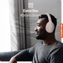 Xssive Koptelefoon Draadloos - Bluetooth 5.3 - Lange Batterijduur - Volledig Draadloze Hoofdtelefoon - Rose Goud — thumbnail 6