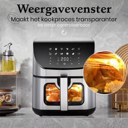 Digitale Airfryer XXL Hetelucht friteuse Sinaopus 8001-9L Grote Capaciteit voor 5 Personen-Snelle Opwarming-12 Voorgeprogrammeerde Functies-eenvoudig te reinigen-LED display — thumbnail 3