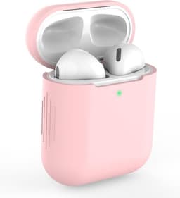 Apple AirPods 1/2 Hoesje in het Roze - Siliconen - Case - Cover - Soft case — thumbnail 1