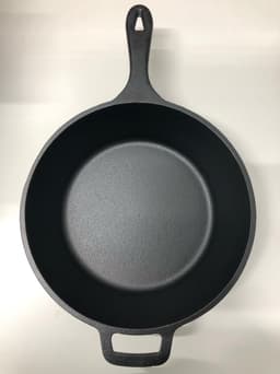 Gietijzeren deep skilletset - 3qrt - preseasoned — thumbnail 2